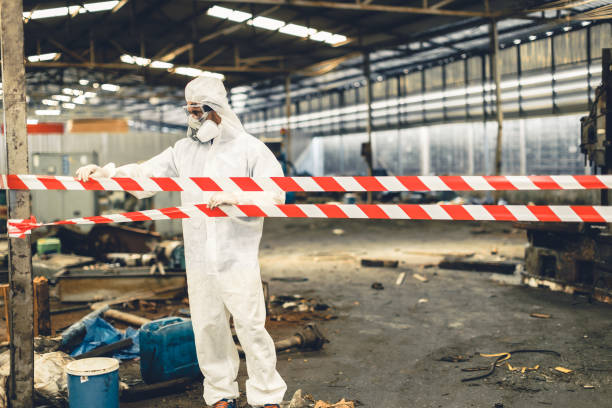 Professional Biohazard technician working in New Providence, NJ